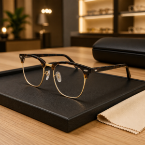 Eliot Eyeglasses-Brown-Gold-52-22-135