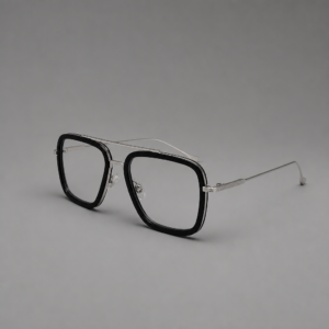 Pauls VIII Silver Black Transparent 003  58-18-140
