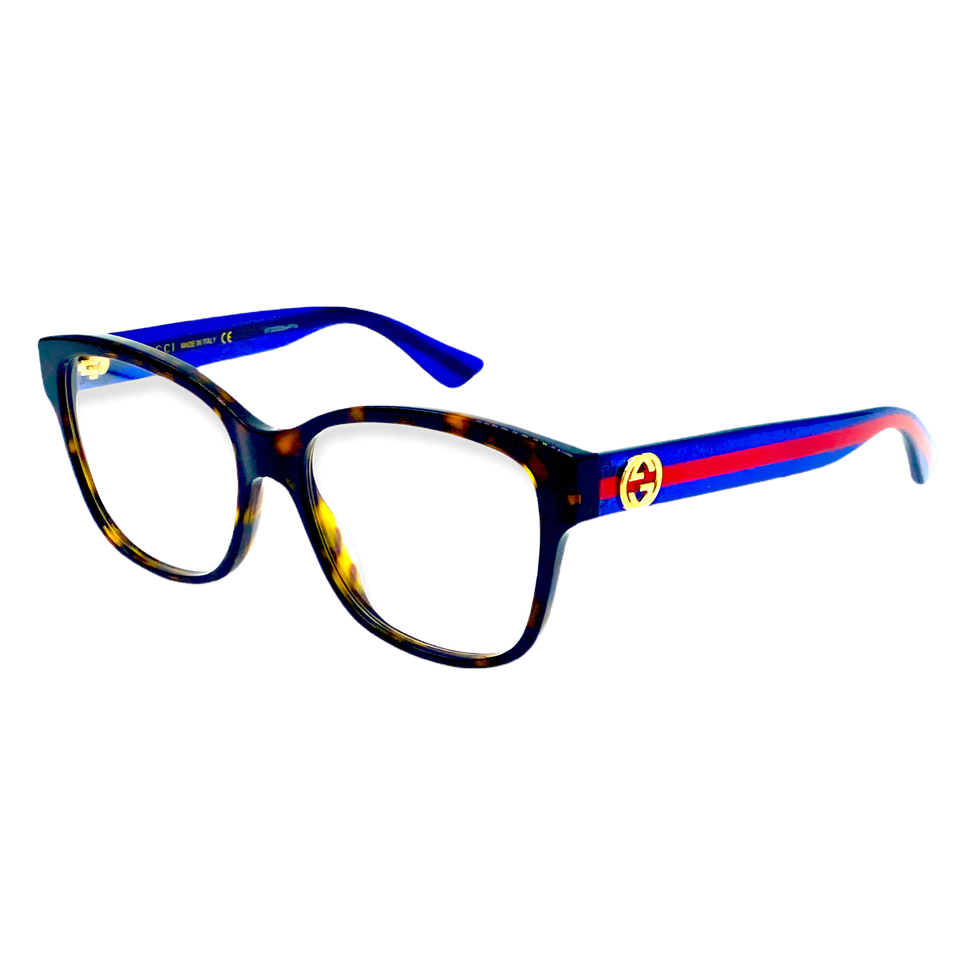 Gucci 0038 54-17-140 003 Havana Blue