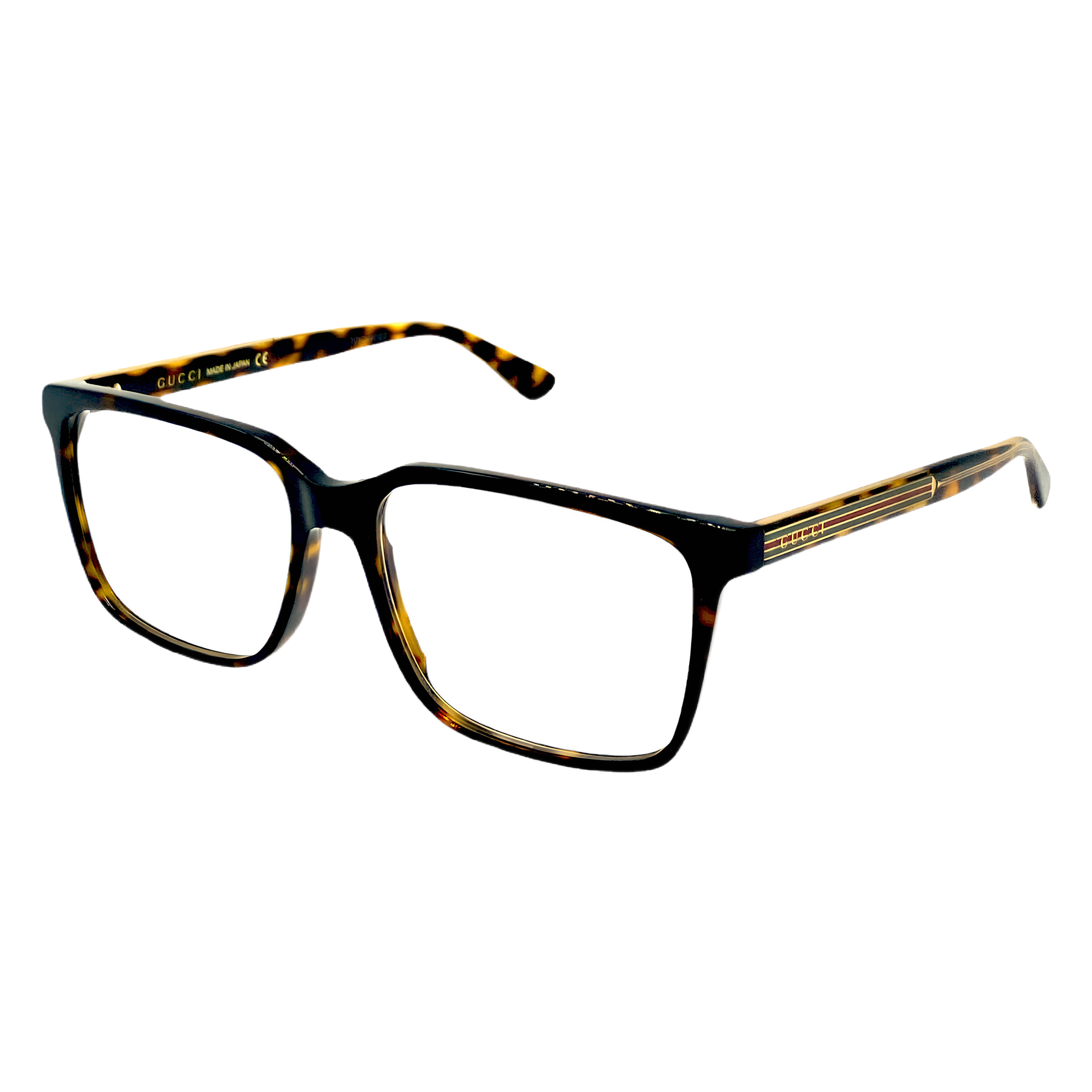Gucci 0385OA 002 55-16-145 Havana Transparent