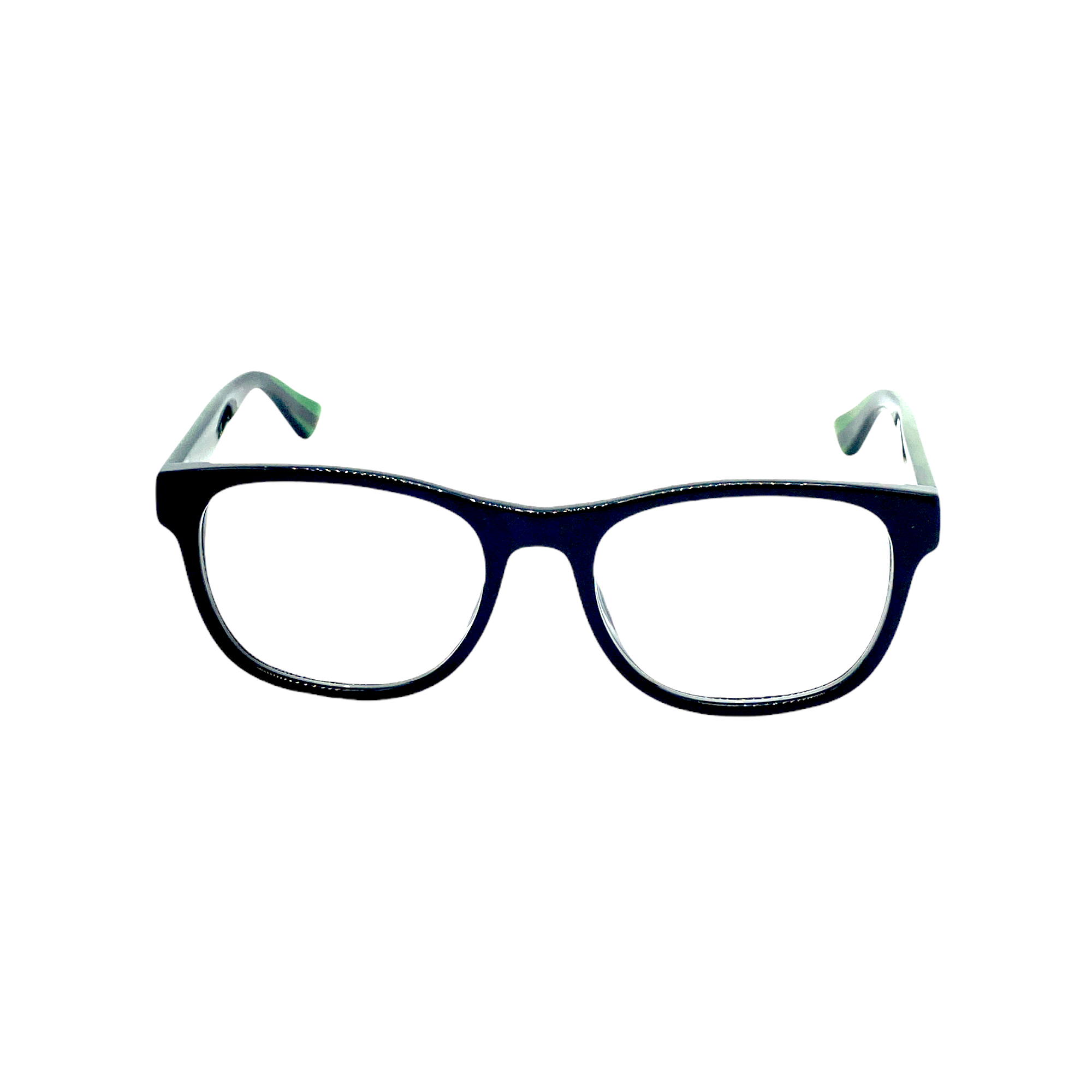 Gucci 0004O 092 53-19-145 Black -Green Transparent