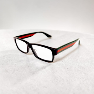 Gucci 0344OA  001 56-14-150 Black -Multicolor Transparent
