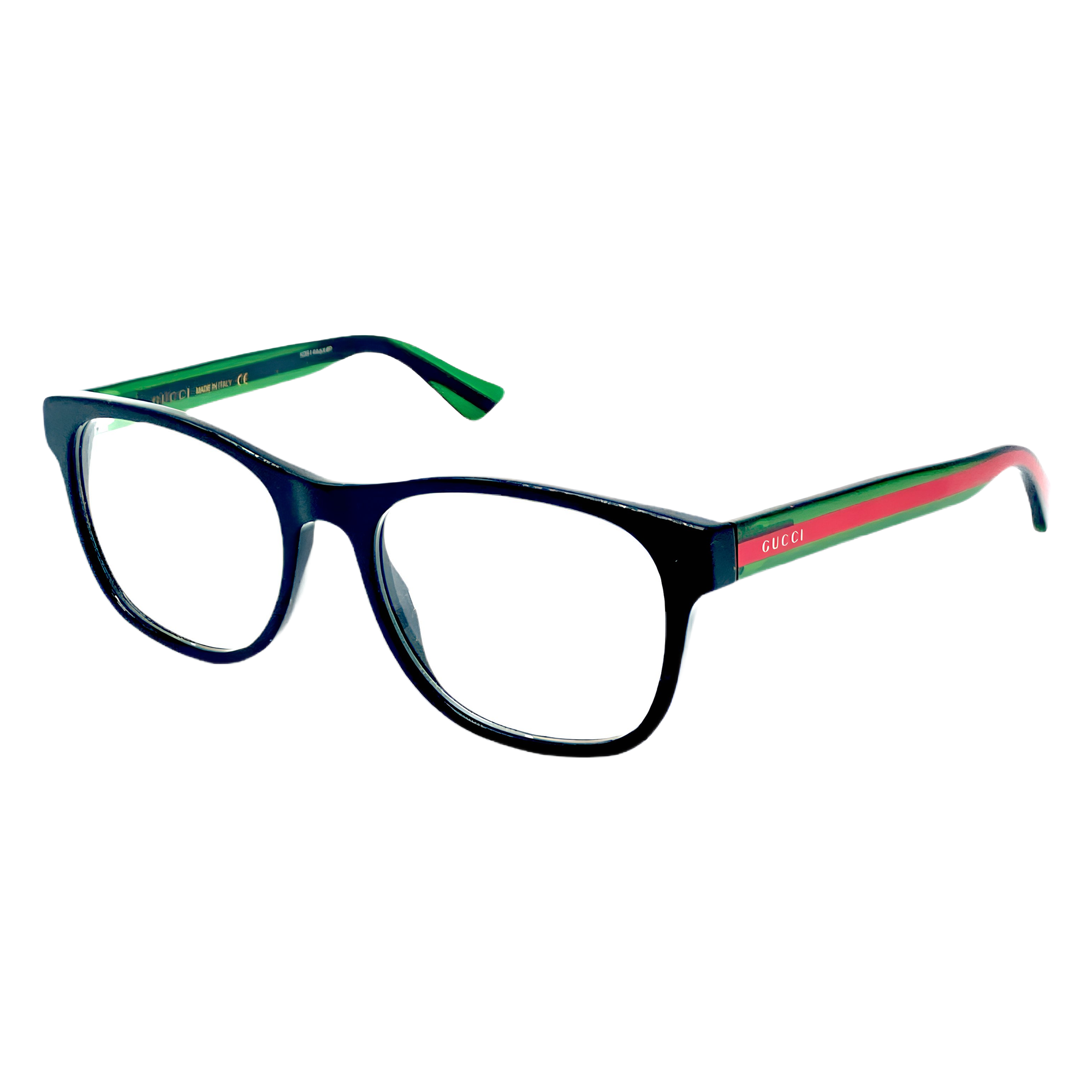 Gucci 0004O 002 53-19-145 Black -Green Transparent