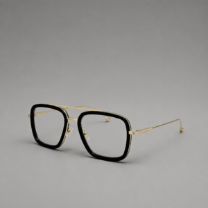 Pauls VIII 001 Gold Black Transparent 58-18-140
