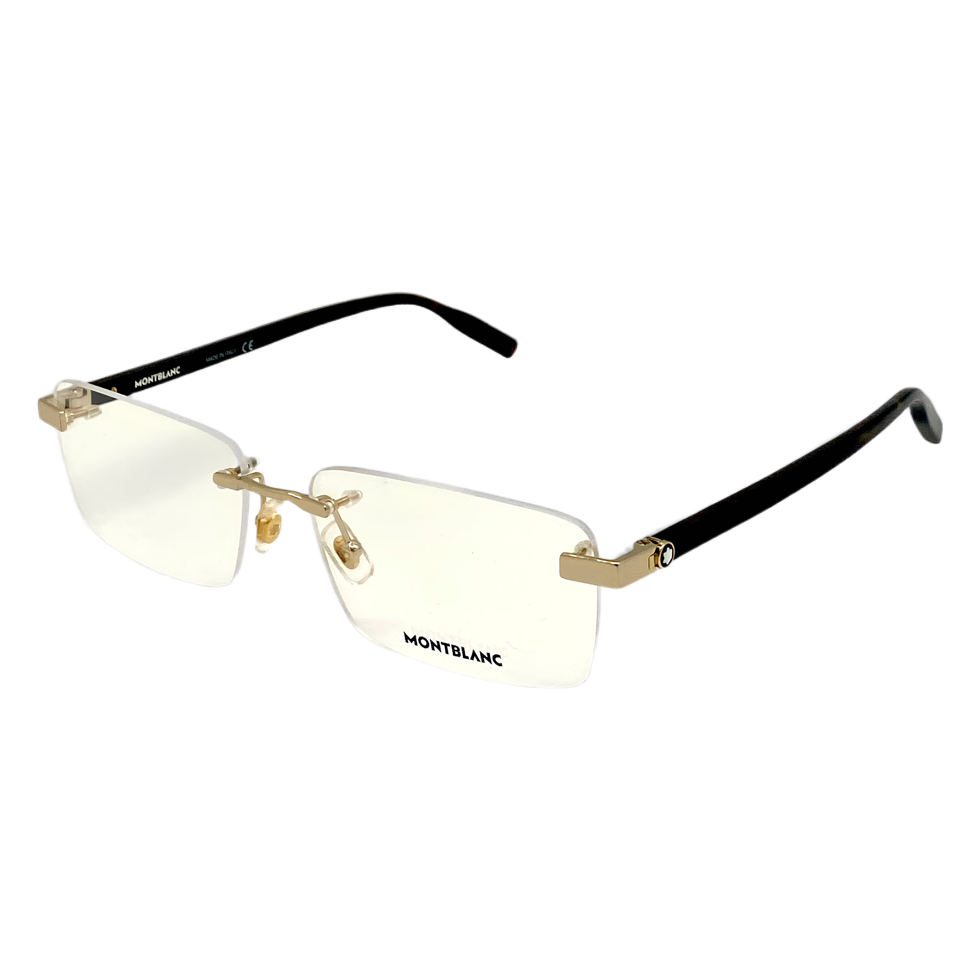 Mont Blanc 0055O 006 59-17-150 Gold Havana Transparent