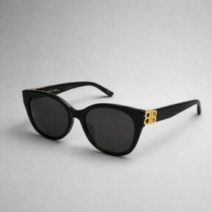 Balenciaga 0103SA 001 Black-Gold-Grey 57-18-145