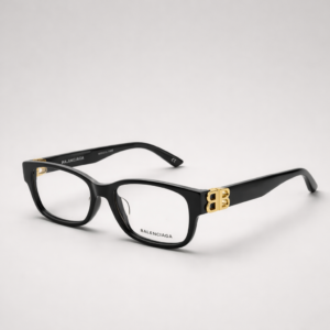 Balenciaga 0105O 001 Black-Gold-Transparent 54-16-140