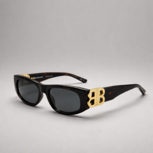 Balenciaga 0095S 002 Havana-Gold-Green 53-19-135