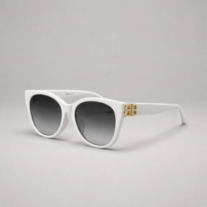 Balenciaga 0103SA 006 White-Gold-Grey 57-18-145