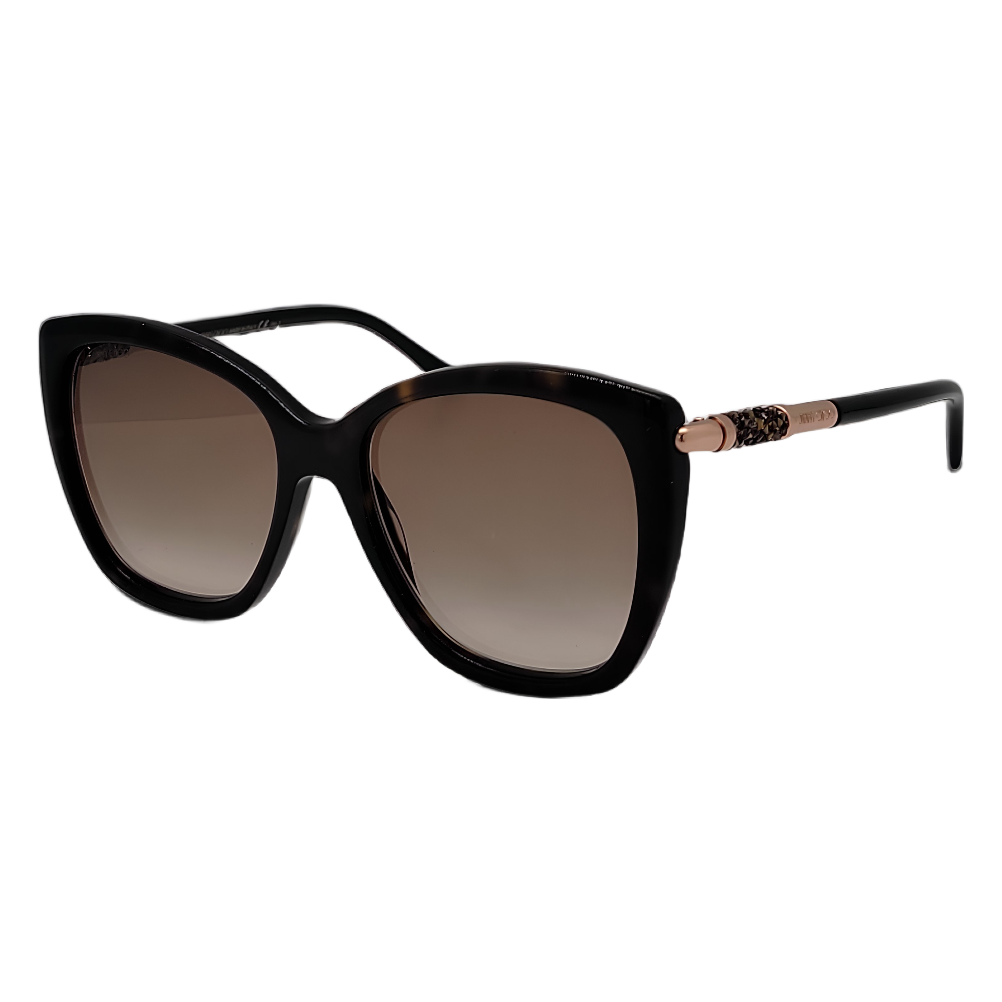 Jimmy Choo Rose/S 55-18-140 Black-Rose Gold