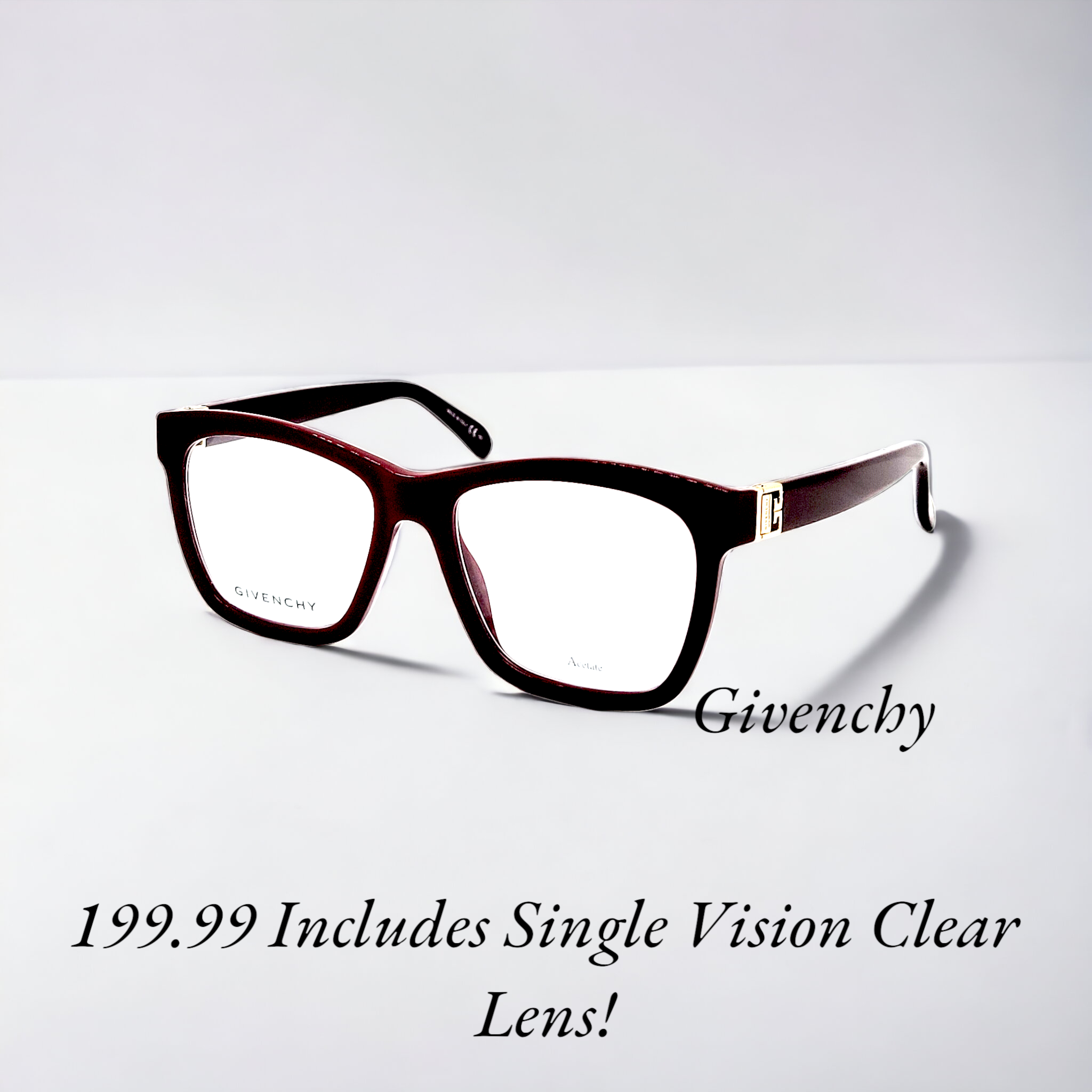 Givenchy 0112 53-18-145 Burgundy