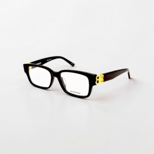 Balenciaga 0105O 001 54-16-140 Black-Gold -Transparent