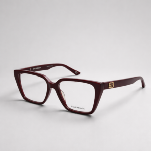 Balenciaga 0130O 006 Burgundy-Burgundy-Transparent 53-17-145