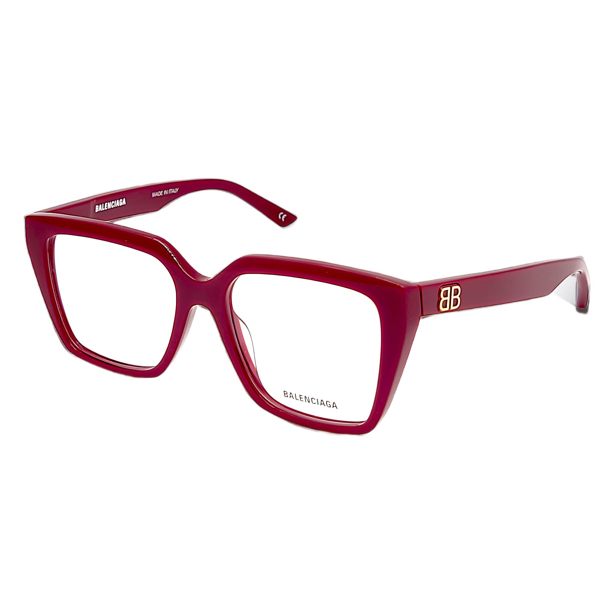 Balenciaga 0130O 006 Burgundy-Transparent 53-17-145