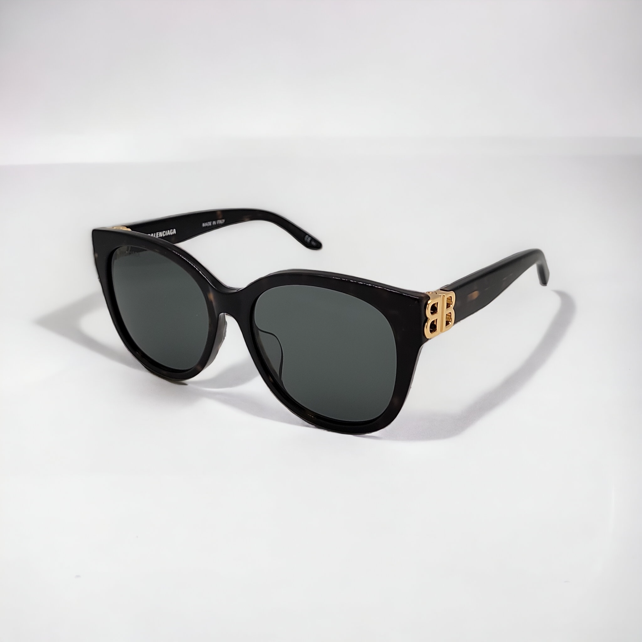 Balenciaga 0103SA 002 57-18-145 Havana-Gold-Green