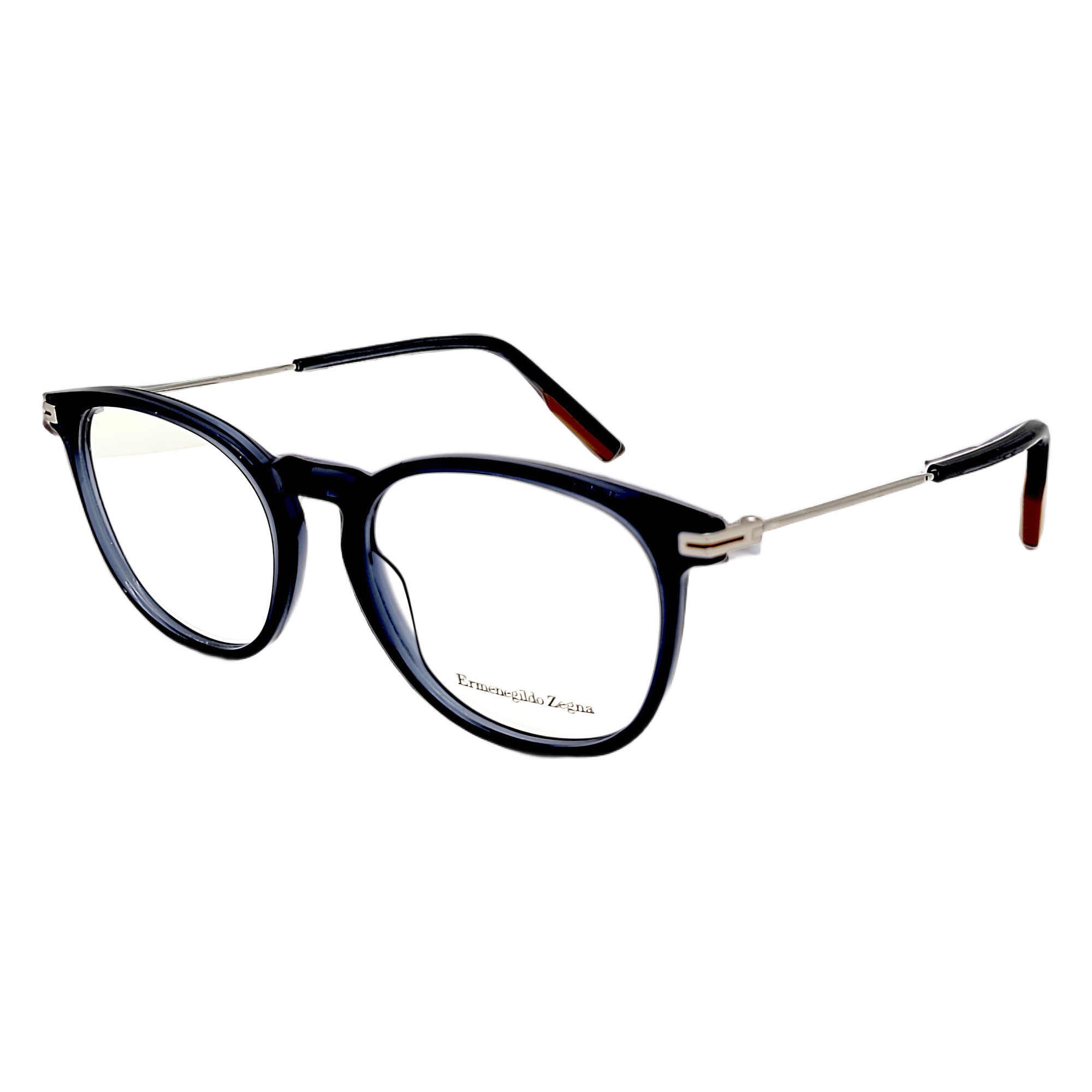 E Zegna 5150 090 52-19-145 Blue-Silver