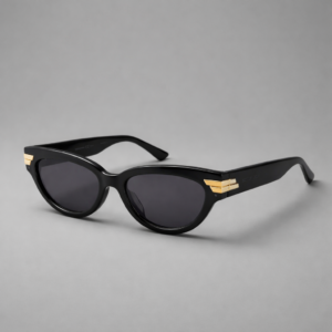 Bottega Veneta 1035S 001 Black-Black-Grey 55-19-145