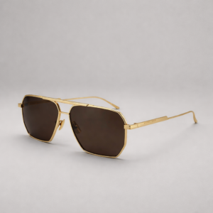 Bottega Veneta 1012S 003 Gold-Gold-Brown 60-13-145