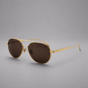 Bottega Veneta 1013SK 003 Gold-Gold-Brown 57-16-145