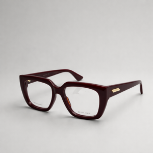 Bottega Veneta 1032O 003 Burgundy-Burgundy-Transparent 52-18-145
