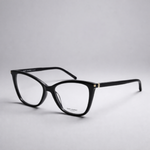 Saint Laurent 386 001 Black-Black-Transparent 53-16-145