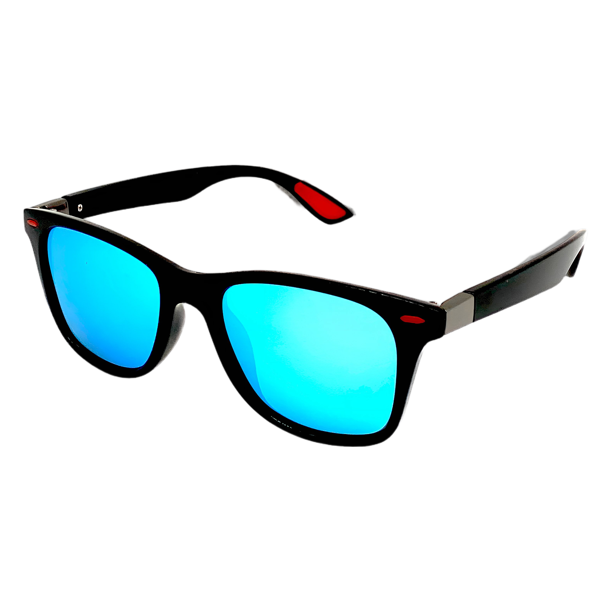 Kevina Matt Black-Blue Sunglasses   52-16-142