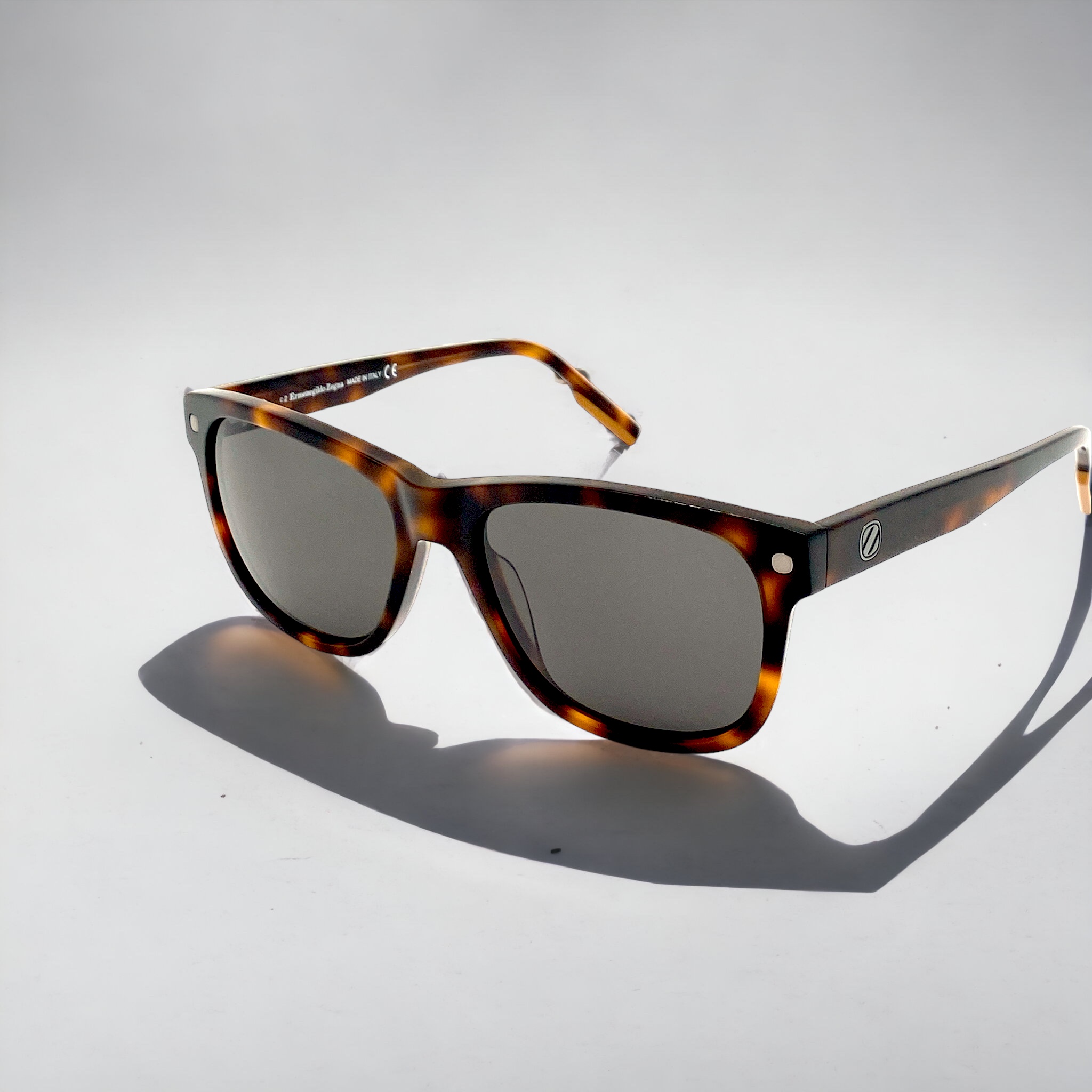 E Zegna 0196/S 52N Dark Havana 56-18-145