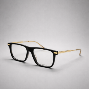 Bottega Veneta 1071O 001 56-15-145 Black Gold Transparent