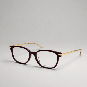 Bottega Veneta 1074OA 004 Burgundy-Gold-Transparent 53-15-145