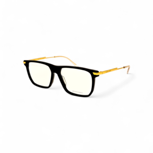 Bottega Veneta 1071O 001 56-15-145 Black Gold Transparent