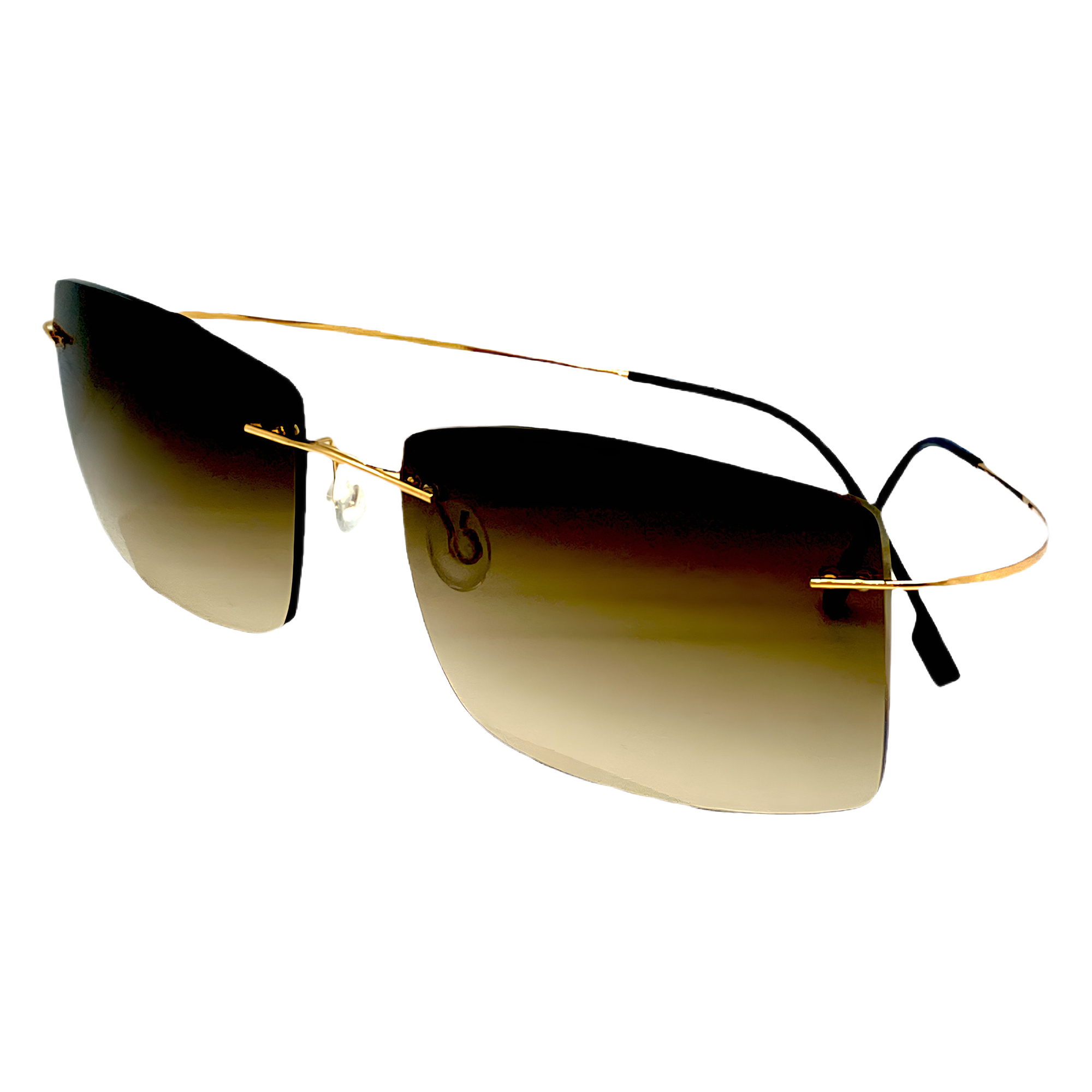 Anastacia Sunglasses  57-20-135 Gold Titanium