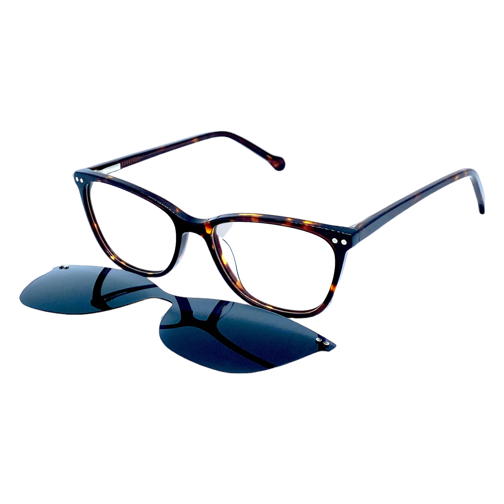 Eyeglasses Giselle Havana 52-17-140 -Clip On