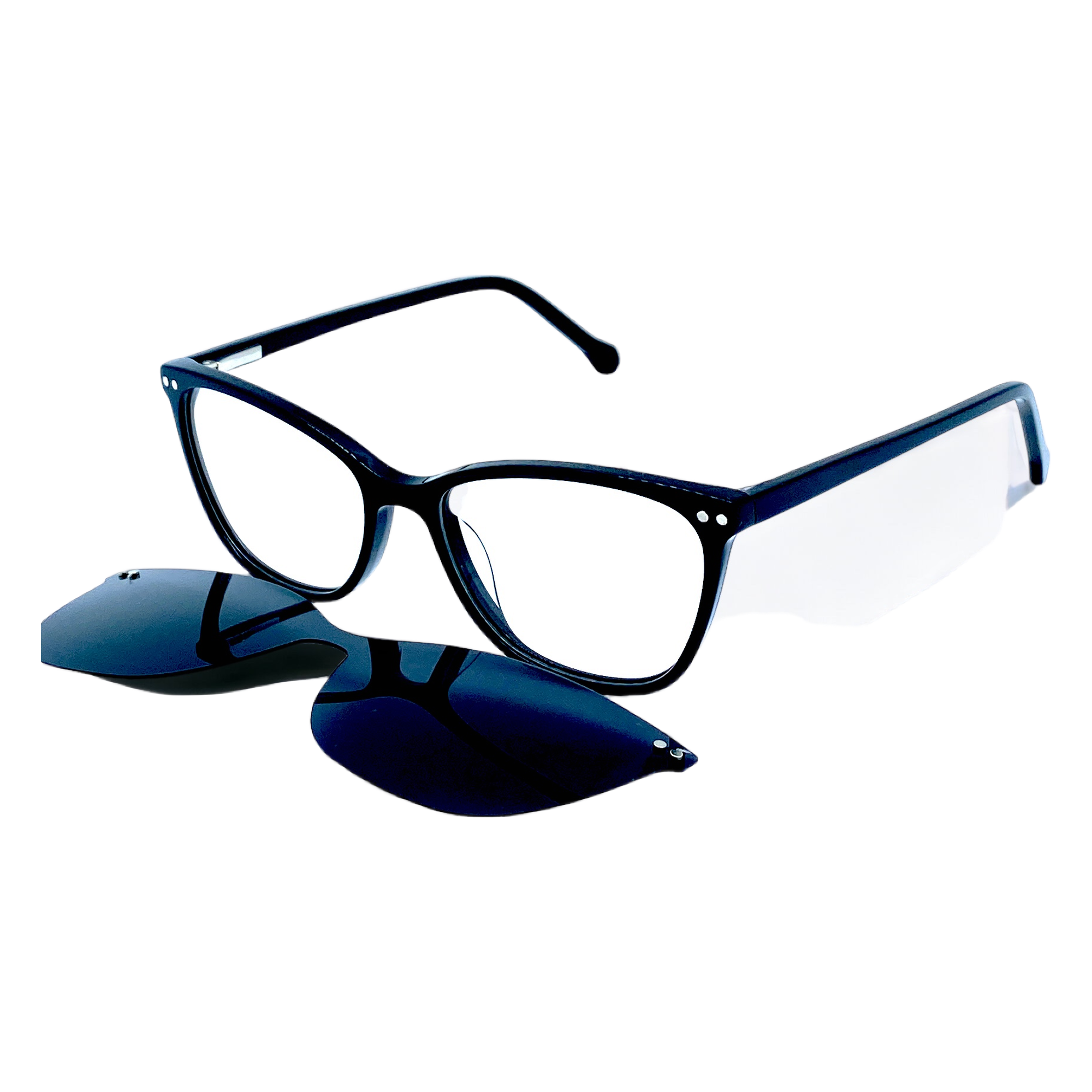 Eyeglasses Giselle Black  52-17-140 -Clip On