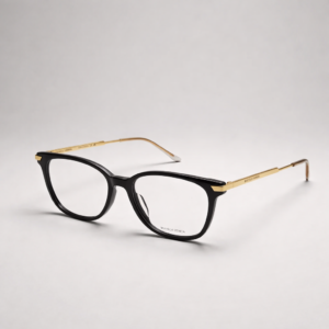 Bottega Veneta 1074OA 001 Black-Gold-Transparent 53-15-145